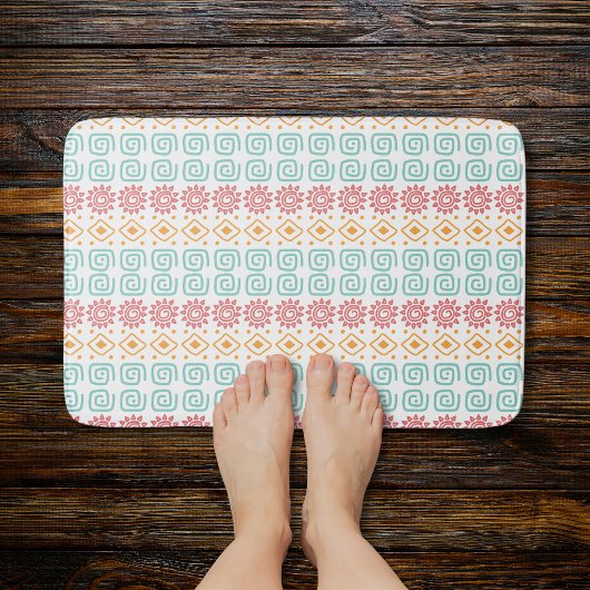 Boho Tribale Badmat | Pastel Zon
