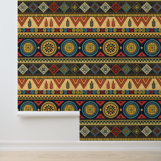 Boho Tribale Geometrische Behangpatroon Behang