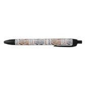 Boho Tribale Gestreepte Balpen Zwarte Inkt Pen (Bodem)