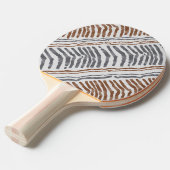 Boho Tribale Gestreepte Ping Pong Paddle Tafeltennisbatje (Voorkant Gekanteld)