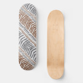 Boho Tribale Gestreepte Skateboard (Voorkant)