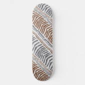 Boho Tribale Gestreepte Skateboard (Voorkant)