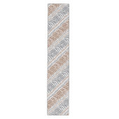 Boho Tribale Gestreepte Tafel Runner Medium Tafelloper (Voorkant)