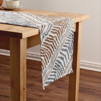 Boho Tribale Gestreepte Tafel Runner  Medium Tafelloper