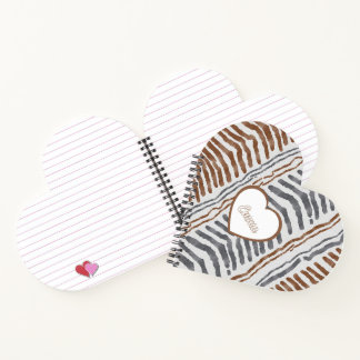 Boho Tribale Hart Spiraal Notebook Notitieboek