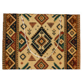 Boho Tribale Kilim Patroon Cadeautas | Rustieke Zu (Achterkant)