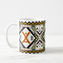 Boho Tribale Koffiemok - Zuidwestelijke Geometrisc