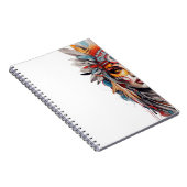 Boho Tribale Waterverf Vrouw Notitieboek (Rechterzijde)