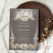 Boho Triple Moon Phases Sterrennacht Handfasting Kaart