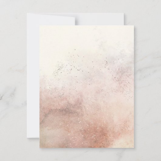 Boho Tropical Beach Wedding Save the Date (Achterkant)