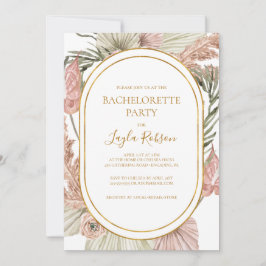 Boho Tropical Botanical | Bachelorette Party Kaart