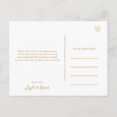 Boho Tropical Botanical | Dusty Roos Hartelijk dan Briefkaart (Achterkant)
