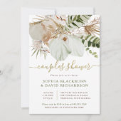 Boho Tropical Botanical Floral | Kogelschoen Kaart (Voorkant)