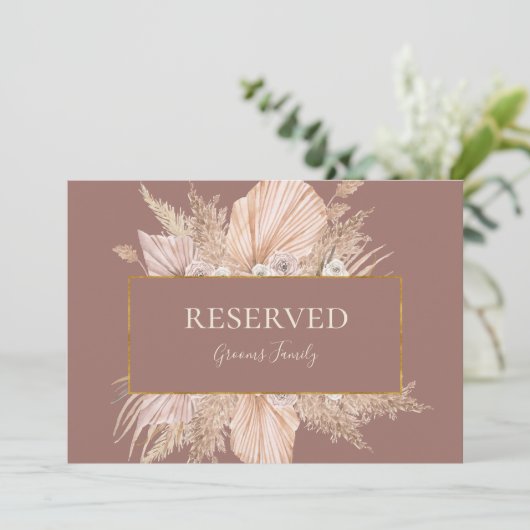 Boho Tropical Botanical | Teken voor usty Roos ger (Staand voorkant)