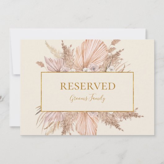 Boho Tropical Botanical | Voorbehouden kenteken vo (Voorkant)