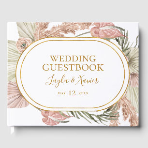 Boho Tropical Botanical   Weddenschap Gastenboek