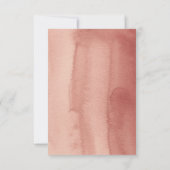 Boho Tropical Floral bruiloft Details Kaart (Achterkant)