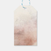 Boho Tropical Floral Geometric Bedankt Cadeaulabel (Achterkant)