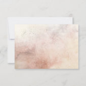 Boho Tropical Floral Geometrisch Lijst Bruiloft RS RSVP Kaartje (Achterkant)