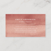 Boho Tropical Floral Visitekaartje (Achterkant)