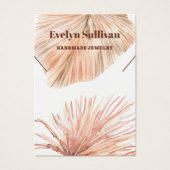 Boho Tropical ketting Display Card Visitekaartje (Voorkant)