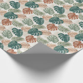 Boho Tropical Leaves  Cadeaupapier (Hoek)