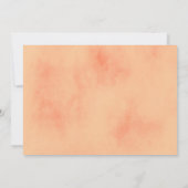 Boho Tropical Luau Dank je wel Bedankkaart (Achterkant)