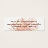 Boho Tropical Mini visitekaartje (Achterkant)