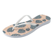Boho Tropical Monstera Teenslippers (Schuin)