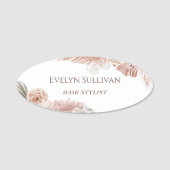 Boho Tropical Name Tag (Voorkant)