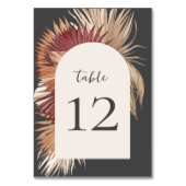 Boho Tropical Oasis Coastal Elegance Grijs Kaart (Voorkant)