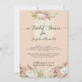 Boho Tropical Pampas Grass Floral Vrijgezellenfees Aankondiging (Voorkant)