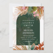 BOHO Tropical Pampas Grass Wedding (Voorkant)