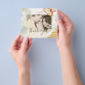 BOHO Tropical Pampas Grass Wedding Flyer (Hand)