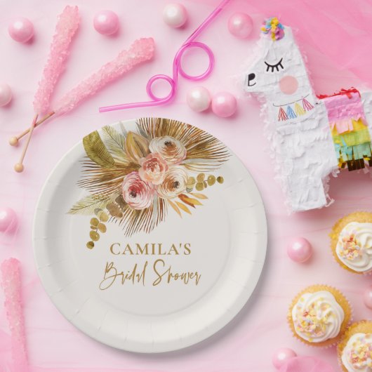 Boho Tropical Paper Bord Party Table Decor C103 (Feest)