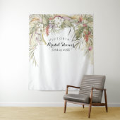 Boho Tropical Vrijgezellenfeest Photo Booth Wandkleed (In situ)