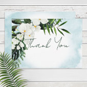 Boho Tropical Water Waterverf Dank je wel Informatiekaartje