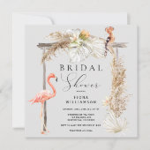 Boho Tropical Wedding Arch Vrijgezellenfeest Kaart (Voorkant)