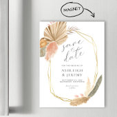 Boho Tropical Wedding Save the Date Magnetische Ka