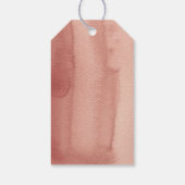 Boho Tropisch Bloemmotief | Bruiloft Cadeaulabel (Achterkant)