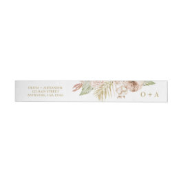 Boho Tropisch Bloemstuk Pampas en gedroogde bloeme