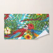 Boho tropisch Hawaïaans oerwoud patroon Hibiscus Bad Handdoek (Handdoek)