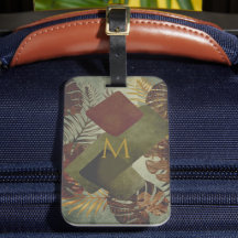 Boho tropisch monstera palmblad 70's zomer