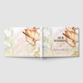 Boho Tropisch Pampasgras Bruiloft Gastenboek (Volledig)