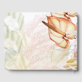 Boho Tropisch Pampasgras Bruiloft Gastenboek (Achterkant)