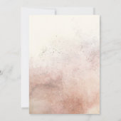 Boho Tropische Floral Graduation Party Kaart (Achterkant)