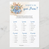 Boho tropische jongen teddy draagt Wat in je tas (Voorkant)