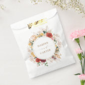 Boho Tropische Pampas Grass Floral Wedding Bedankzakje (Gezegeld)