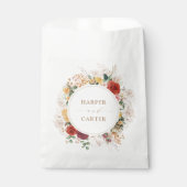 Boho Tropische Pampas Grass Floral Wedding Bedankzakje (Voorkant)