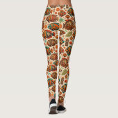 Boho Tropische Vissen Leggings (Achterkant)